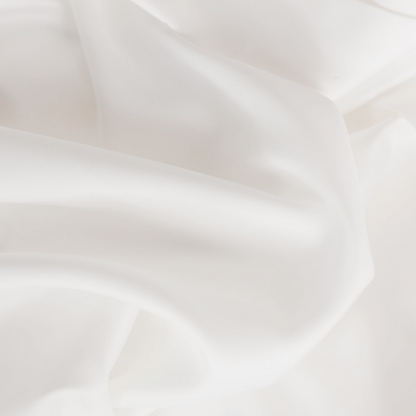 Housse de couette en percale de coton Blanc Pur